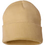 Sportsman Mens Solid Cuffed Beanie - Camel Brown - NEW