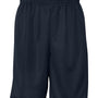 Badger Mens Pro Mesh Shorts w/ Pockets - Navy Blue