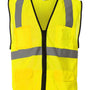 Kishigo Unisex Economy Mesh 6 Pocket Vest - Lime Green