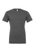 Bella + Canvas BC3001/3001C Mens Jersey Short Sleeve Crewneck T-Shirt Asphalt Grey Flat Front