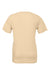 Bella + Canvas BC3001/3001C Mens Jersey Short Sleeve Crewneck T-Shirt Soft Cream Flat Back