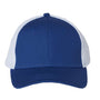 Valucap Hats Mens Spacer Mesh Back Adjustable Hat - Royal Blue/White
