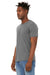 Bella + Canvas BC3301/3301C/3301 Mens Jersey Short Sleeve Crewneck T-Shirt Heather Deep Grey Model 3Q