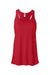 Bella + Canvas BC8800/B8800/8800 Womens Flowy Tank Top Red Flat Front
