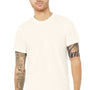 Bella + Canvas Mens Short Sleeve Crewneck T-Shirt - Solid Natural