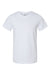 Bella + Canvas 3001U/3001USA Mens USA Made Jersey Short Sleeve Crewneck T-Shirt White Flat Front