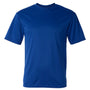 C2 Sport Mens Performance Moisture Wicking Short Sleeve Crewneck T-Shirt - Royal Blue