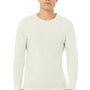 Bella + Canvas Mens Jersey Long Sleeve Crewneck T-Shirt - Citron