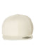 Yupoong 6089M Mens Premium Flat Bill Snapback Hat Natural Flat Front