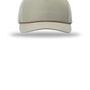 Richardson Hats Mens Laser Perf Performance Snapback Rope Hat - Trenchcoat/Russet Grey - NEW
