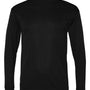 C2 Sport Mens Performance Moisture Wicking Long Sleeve Crewneck T-Shirt - Black