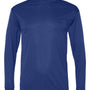 C2 Sport Mens Performance Moisture Wicking Long Sleeve Crewneck T-Shirt - Royal Blue