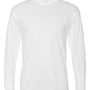 C2 Sport Mens Performance Moisture Wicking Long Sleeve Crewneck T-Shirt - White