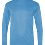 C2 Sport Mens Performance Moisture Wicking Long Sleeve Crewneck T-Shirt - Columbia Blue