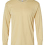 C2 Sport Mens Performance Moisture Wicking Long Sleeve Crewneck T-Shirt - Vegas Gold