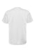 C2 Sport 5200 Youth Performance Moisture Wicking Short Sleeve Crewneck T-Shirt White Flat Back
