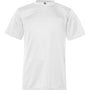 C2 Sport Youth Performance Moisture Wicking Short Sleeve Crewneck T-Shirt - White