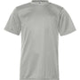 C2 Sport Youth Performance Moisture Wicking Short Sleeve Crewneck T-Shirt - Silver Grey - NEW