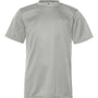 C2 Sport Youth Performance Moisture Wicking Short Sleeve Crewneck T-Shirt - Silver Grey