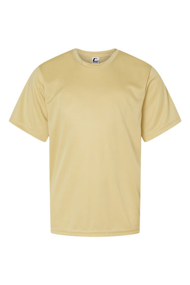 C2 Sport 5200 Youth Performance Moisture Wicking Short Sleeve Crewneck T-Shirt Vegas Gold Flat Front