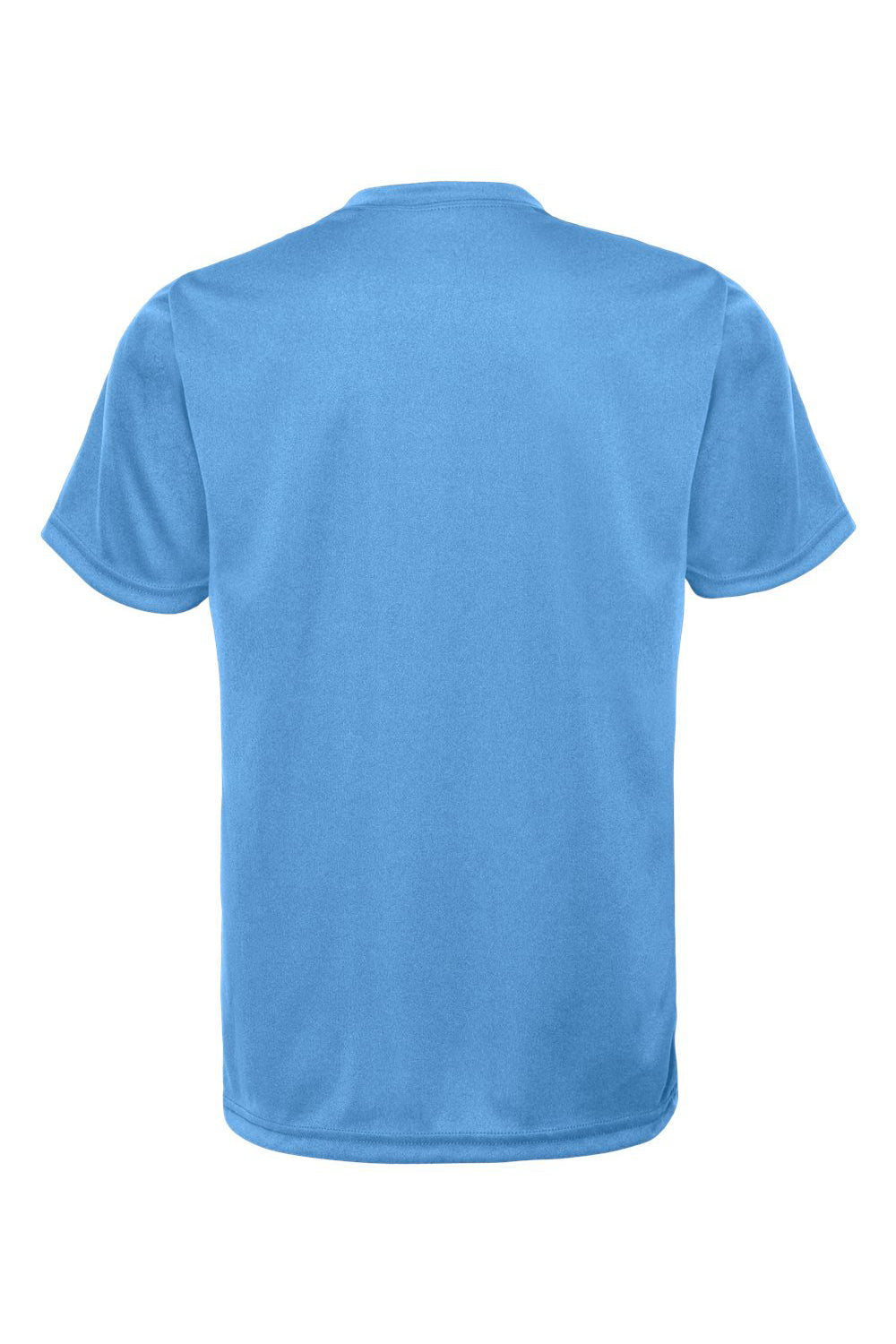 C2 Sport 5200 Youth Performance Moisture Wicking Short Sleeve Crewneck T-Shirt Columbia Blue Flat Back
