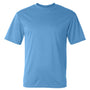 C2 Sport Mens Performance Moisture Wicking Short Sleeve Crewneck T-Shirt - Columbia Blue