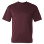 C2 Sport Mens Performance Moisture Wicking Short Sleeve Crewneck T-Shirt - Maroon