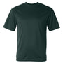C2 Sport Mens Performance Moisture Wicking Short Sleeve Crewneck T-Shirt - Forest Green