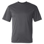 C2 Sport Mens Performance Moisture Wicking Short Sleeve Crewneck T-Shirt - Graphite Grey