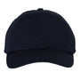 Valucap Mens Bio-Washed Chino Twill Adjustable Hat - Navy Blue - NEW