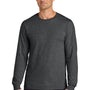 Jerzees Mens Classics Long Sleeve Crewneck T-Shirt - Heather Black