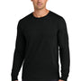 Jerzees Mens Classics Long Sleeve Crewneck T-Shirt - Black Ink