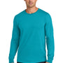 Jerzees Mens Classics Long Sleeve Crewneck T-Shirt - California Blue