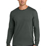 Jerzees Mens Classics Long Sleeve Crewneck T-Shirt - Charcoal Grey