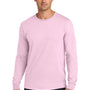 Jerzees Mens Classics Long Sleeve Crewneck T-Shirt - Classic Pink
