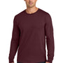 Jerzees Mens Classics Long Sleeve Crewneck T-Shirt - Maroon