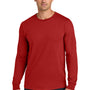 Jerzees Mens Classics Long Sleeve Crewneck T-Shirt - True Red