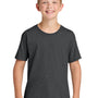 Jerzees Youth Classics Short Sleeve Crewneck T-Shirt - Heather Black