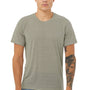 Bella + Canvas Mens Short Sleeve Crewneck T-Shirt - Stone Marble - Closeout