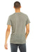 Bella + Canvas BC3005/3005/3655C Mens Jersey Short Sleeve V-Neck T-Shirt Stone Marble Model Back