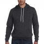 Bella + Canvas Mens Sponge Fleece Hooded Sweatshirt Hoodie w/ Pouch Pocket - Heather Dark Grey