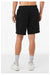 Bella + Canvas 3724 Mens Shorts w/ Pockets Black Model Back