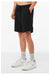 Bella + Canvas 3724 Mens Shorts w/ Pockets Black Model Side