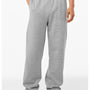Bella + Canvas Mens Straight Leg Sweatpants w/ Pockets - Heather Grey