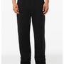Bella + Canvas Mens Straight Leg Sweatpants w/ Pockets - Black
