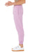 Bella + Canvas BC3727 Mens Jogger Sweatpants w/ Pockets Lilac Model Side