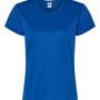C2 Sport Womens Performance Moisture Wicking Short Sleeve Crewneck T-Shirt - Royal Blue