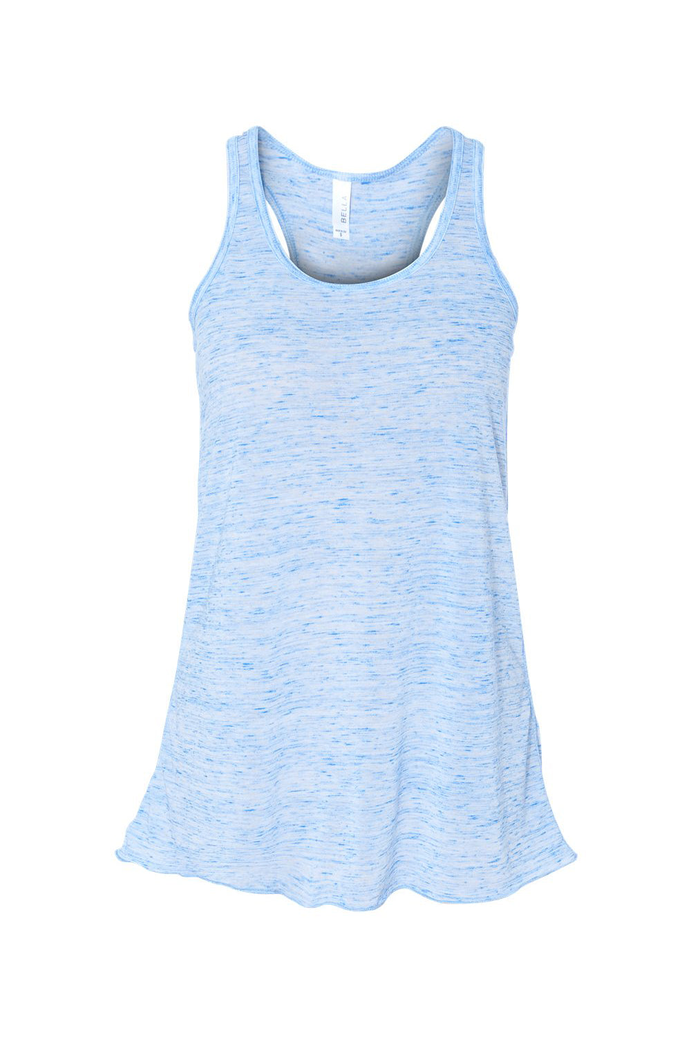 Bella + Canvas BC8800/B8800/8800 Womens Flowy Tank Top Blue Marble Flat Front