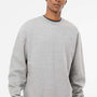 Independent Trading Company Mens Crewneck Sweatshirt - Heather Grey