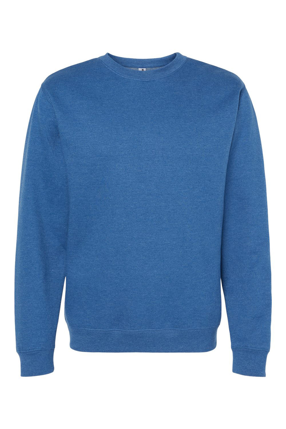 Independent Trading Co. SS3000 Mens Crewneck Sweatshirt Heather Royal Blue Flat Front